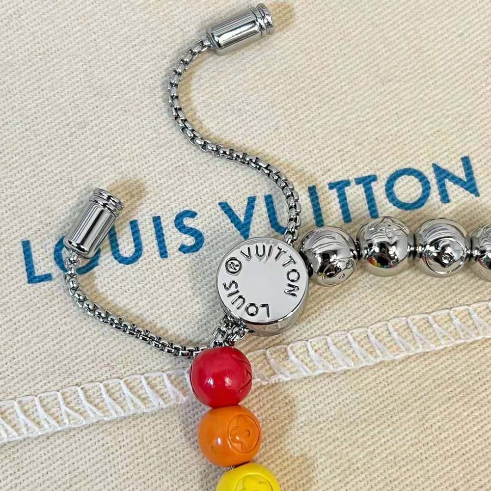 Louis Vuitton Men LV Beads Bracelet (8)