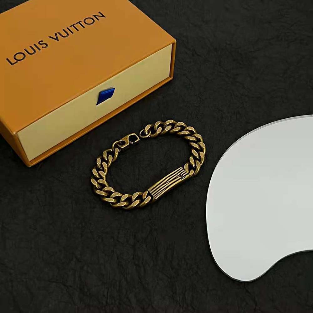Louis Vuitton Men LV Epi Bracelet (3)