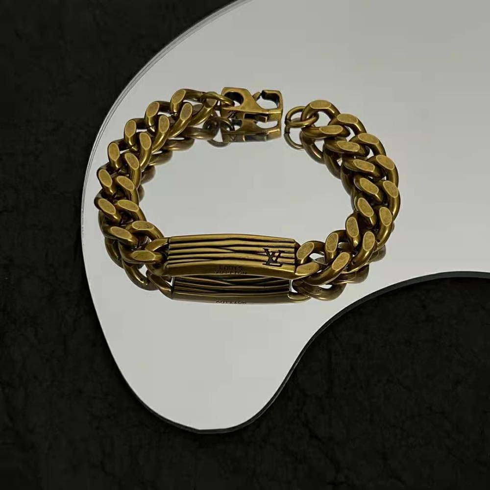 Louis Vuitton Men LV Epi Bracelet (5)