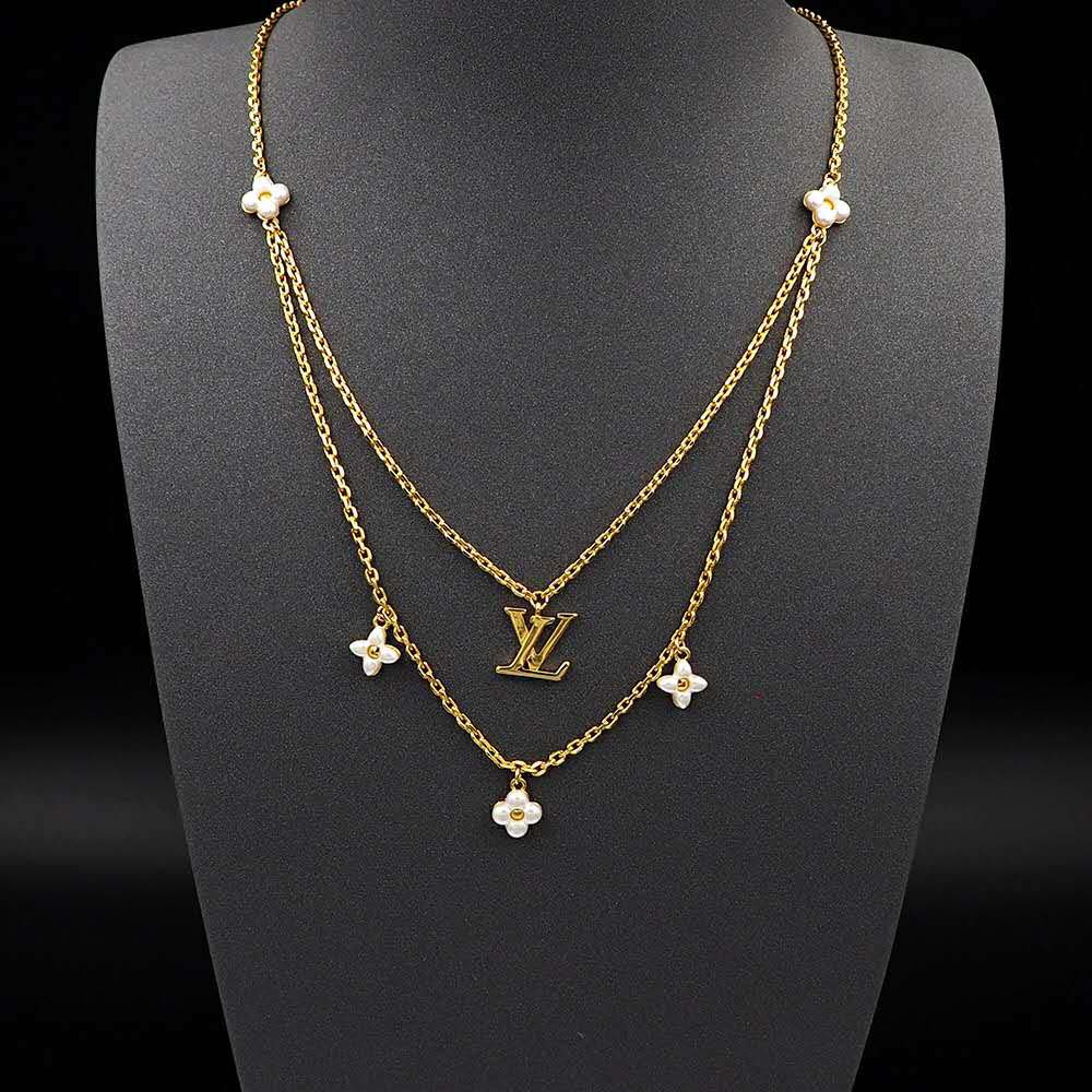 Louis Vuitton Men LV Floragram Necklace (3)