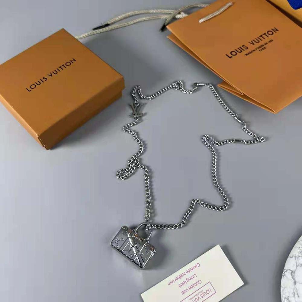 Louis Vuitton Men LV Icons Necklace (2)