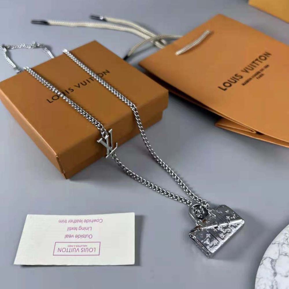 Louis Vuitton Men LV Icons Necklace (4)