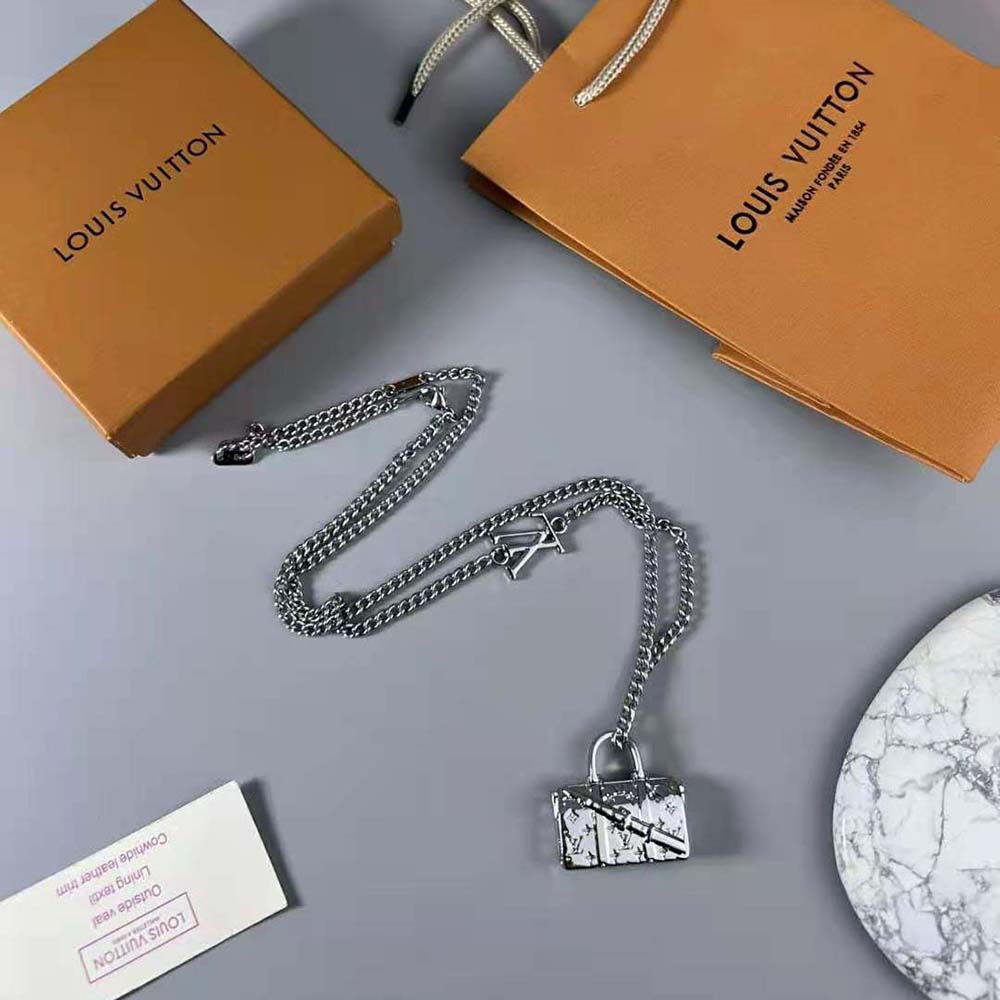 Louis Vuitton Men LV Icons Necklace (5)