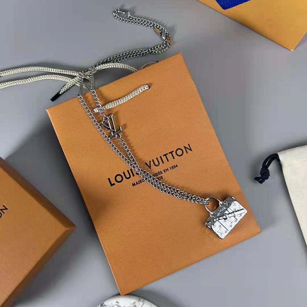 Louis Vuitton Men LV Icons Necklace (6)