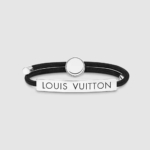 Louis Vuitton Men LV Space Bracelet-Black