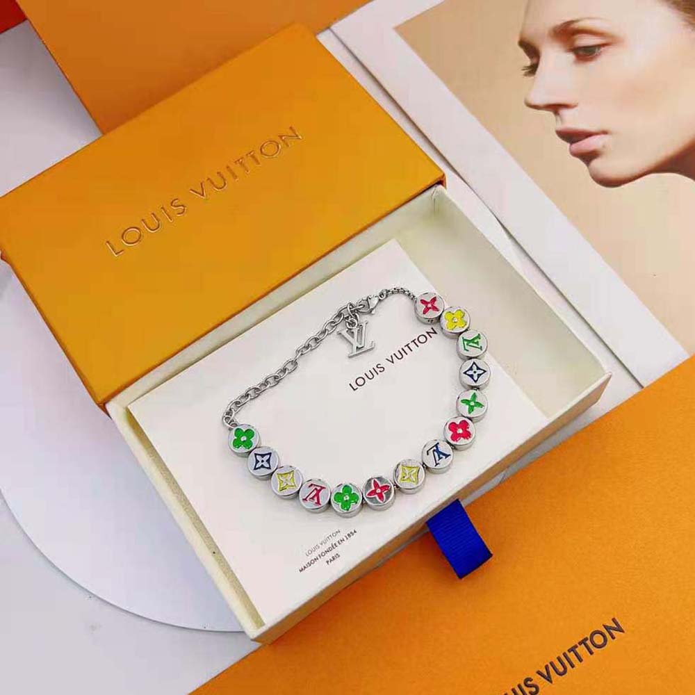 Louis Vuitton Men Monogram Colours Bracelet (2)
