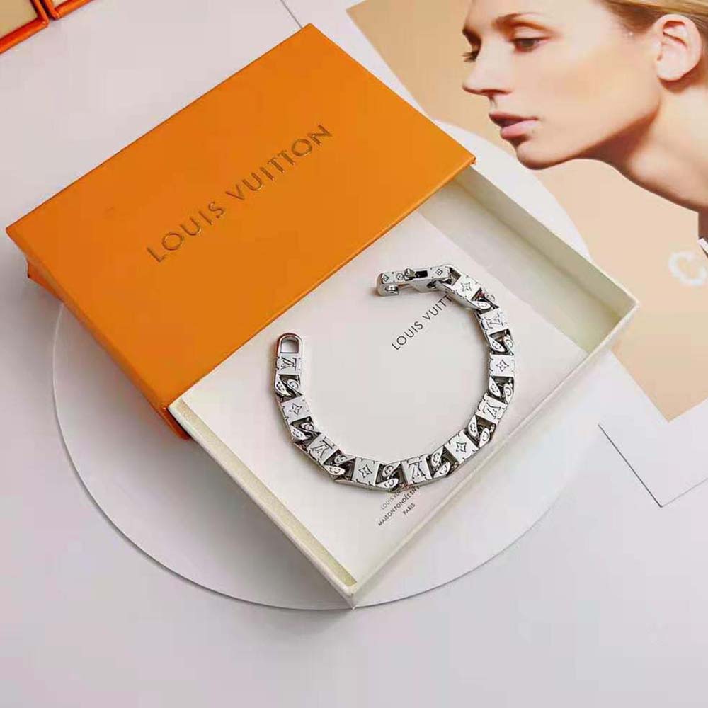 Louis Vuitton Men Monogram Tied Up Bracelet (3)