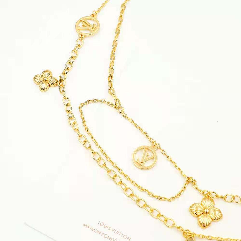 Louis Vuitton Women Blooming Strass Necklace (5)