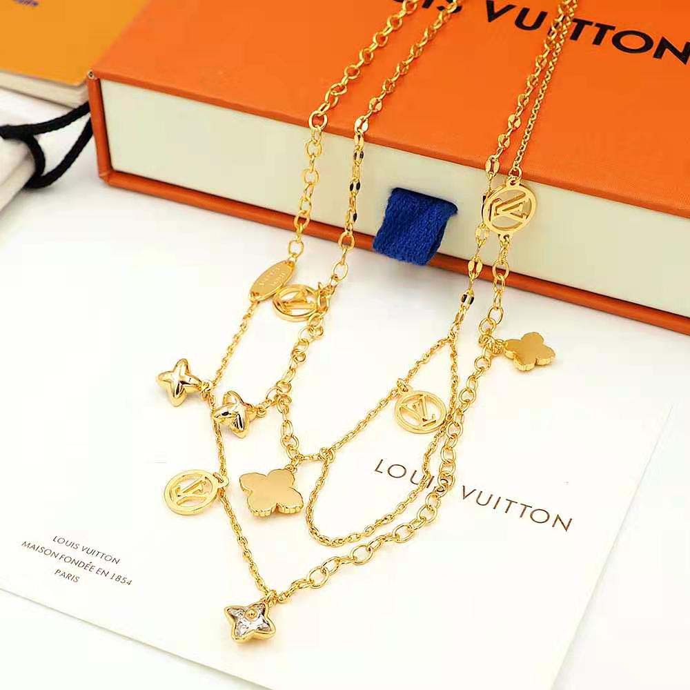 Louis Vuitton Women Blooming Strass Necklace (6)