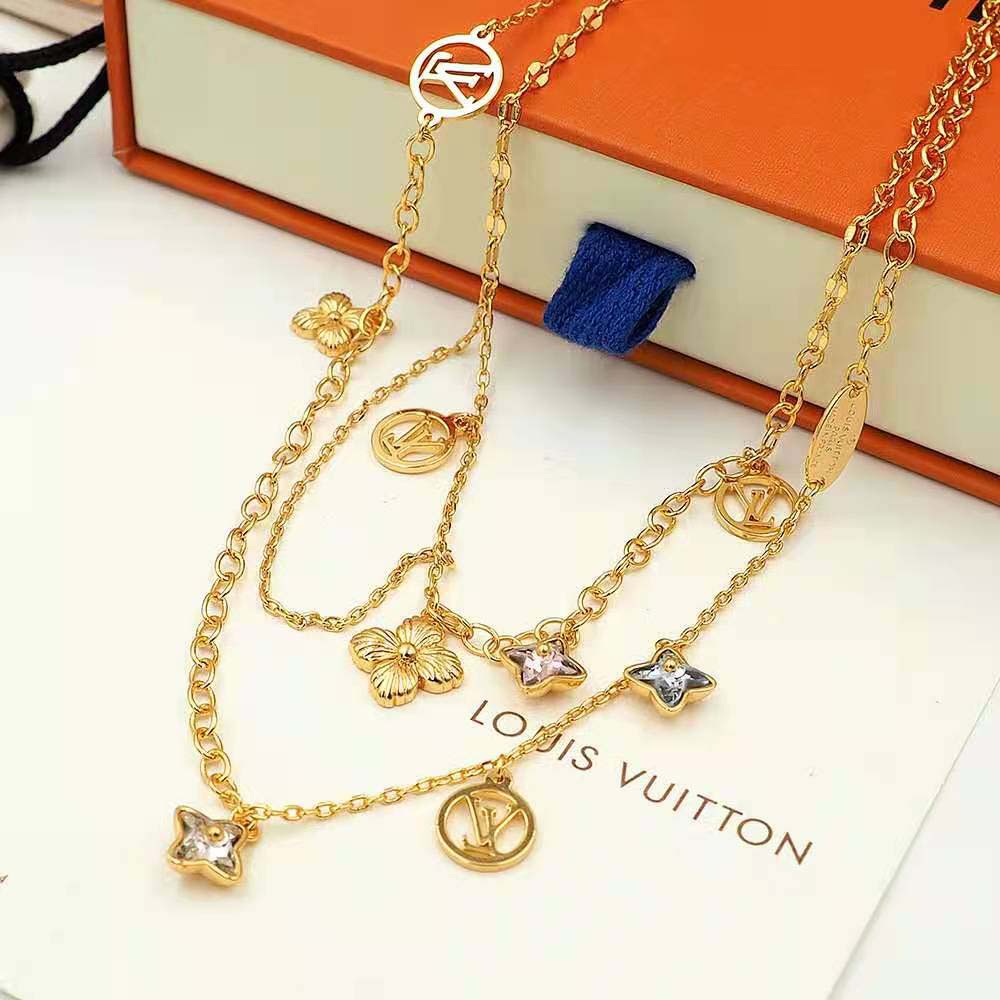 Louis Vuitton Women Blooming Strass Necklace (7)