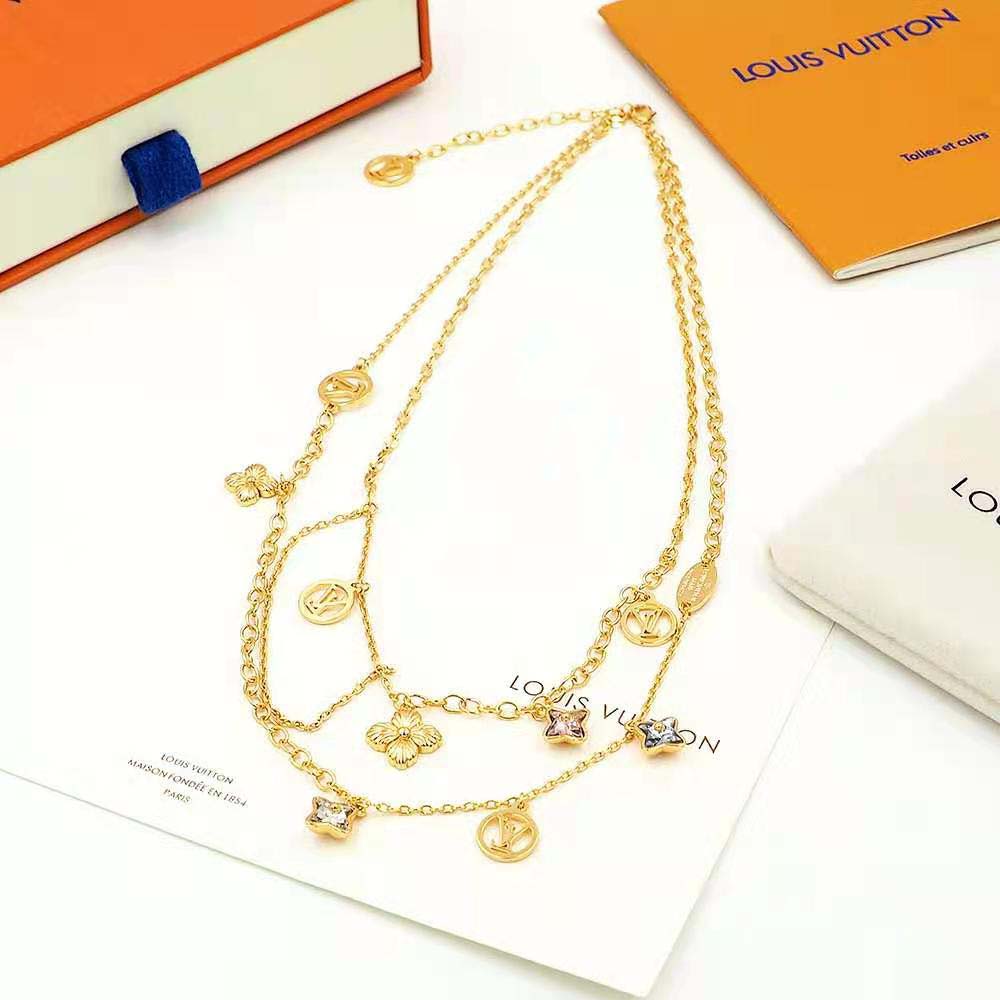 Louis Vuitton Women Blooming Strass Necklace (8)