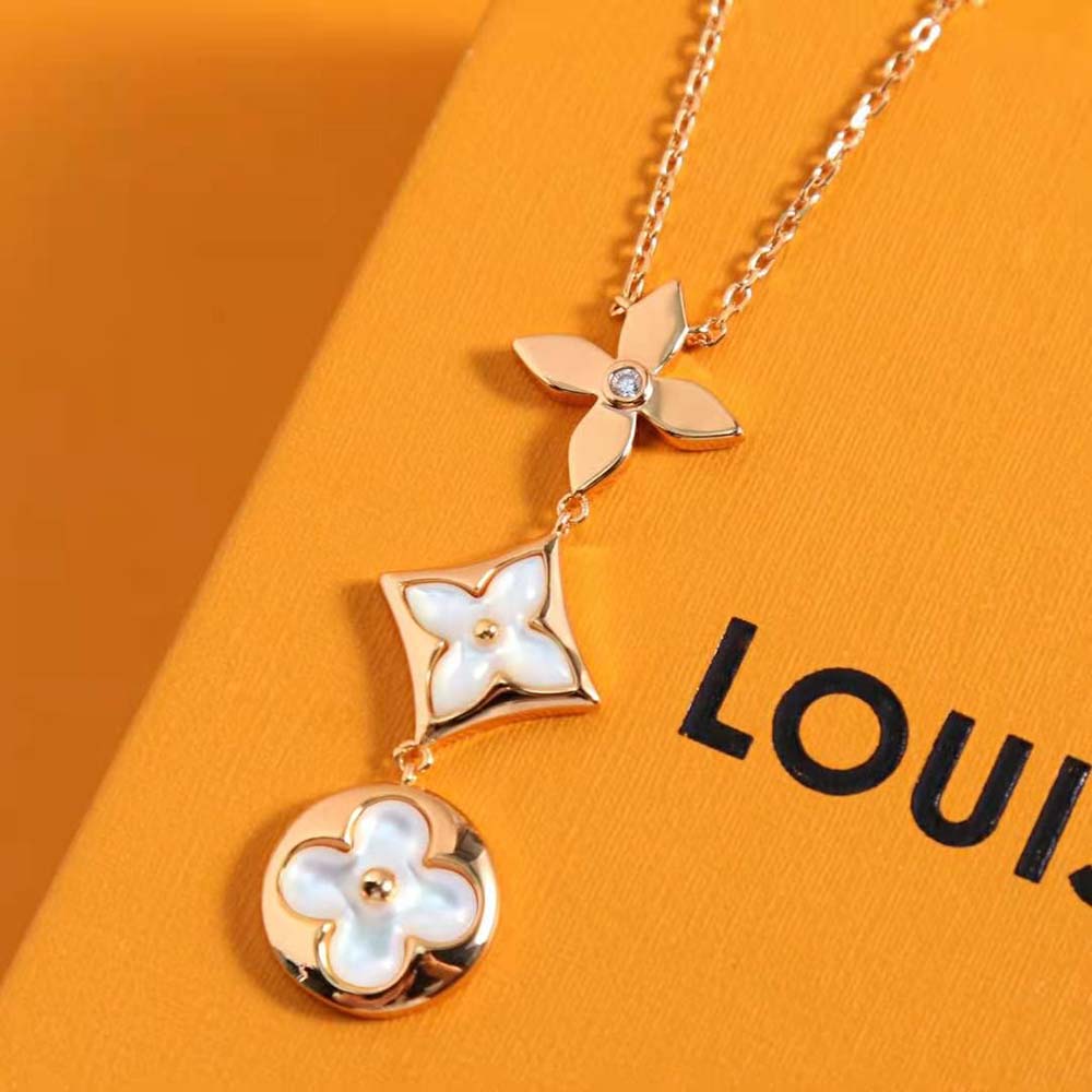 Louis Vuitton Women Color Blossom Lariat Necklace (3)