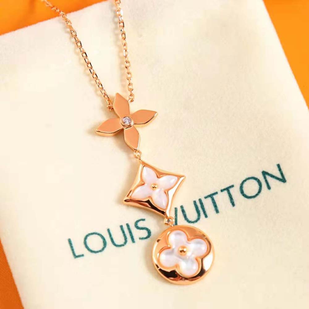 Louis Vuitton Women Color Blossom Lariat Necklace (4)