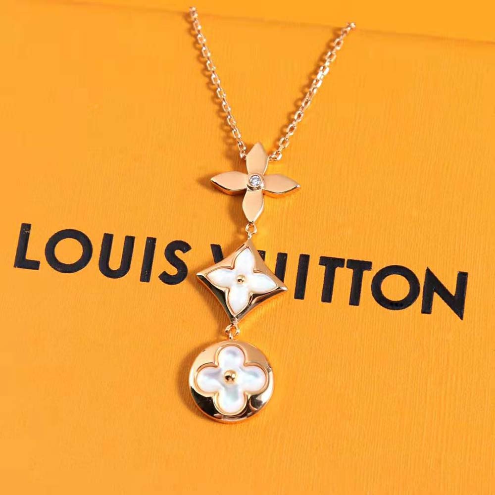 Louis Vuitton Women Color Blossom Lariat Necklace (7)