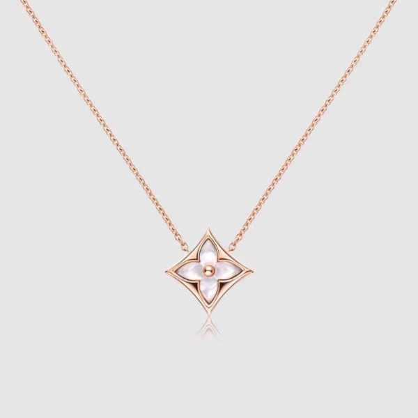 Louis Vuitton Women Color Blossom Star Pendant in Pink Gold (1)