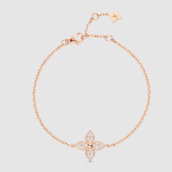 Louis Vuitton Women Idylle Blossom Bracelet Pink Gold and Diamonds (1)