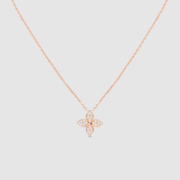 Louis Vuitton Women Idylle Blossom Pendant Pink Gold And Diamonds (1)
