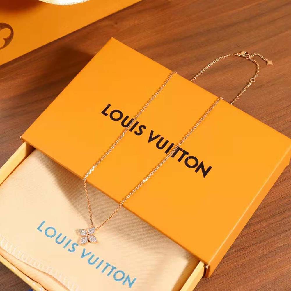 Louis Vuitton Women Idylle Blossom Pendant Pink Gold And Diamonds (3)