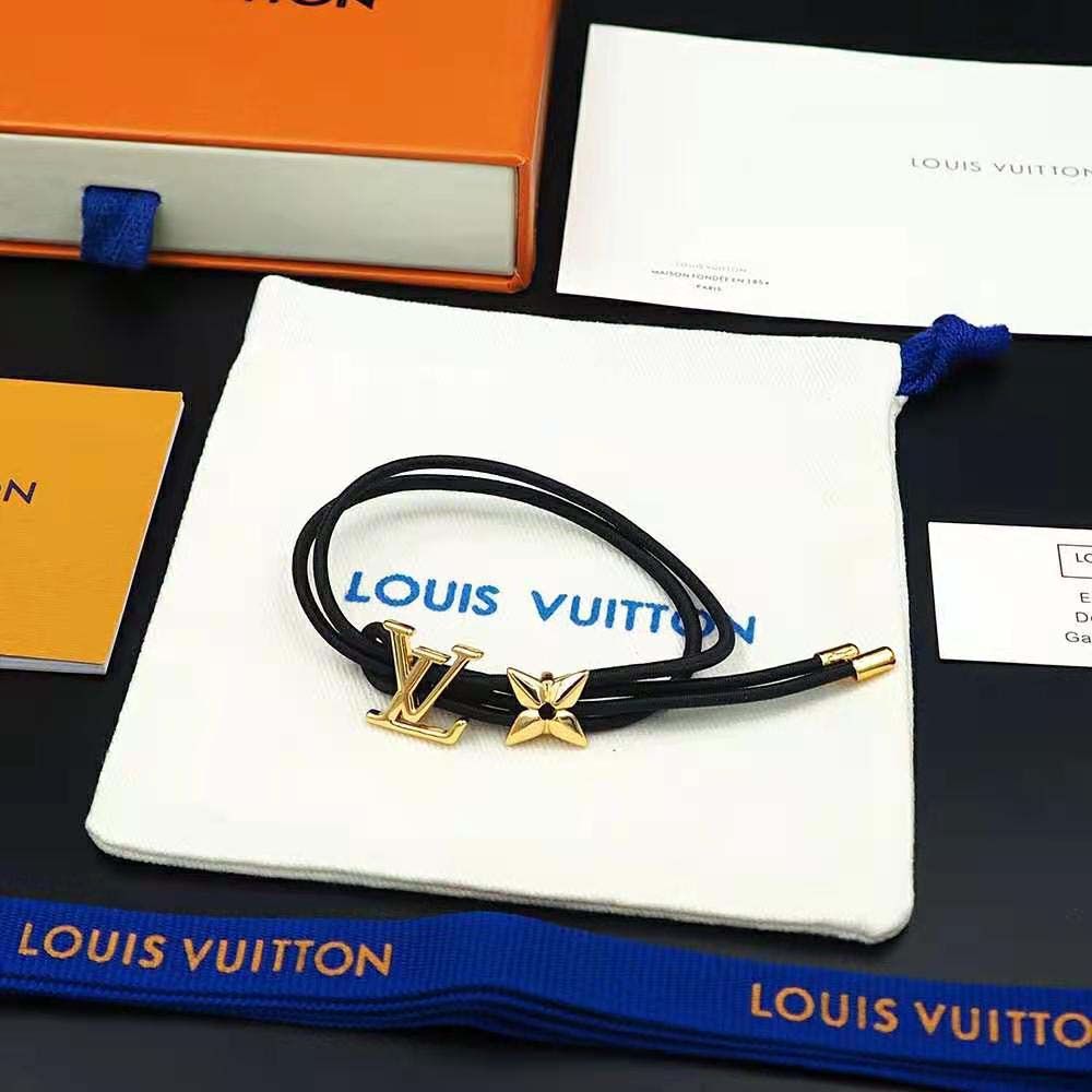 Louis Vuitton Women LV Bloom Bracelet-Black (2)