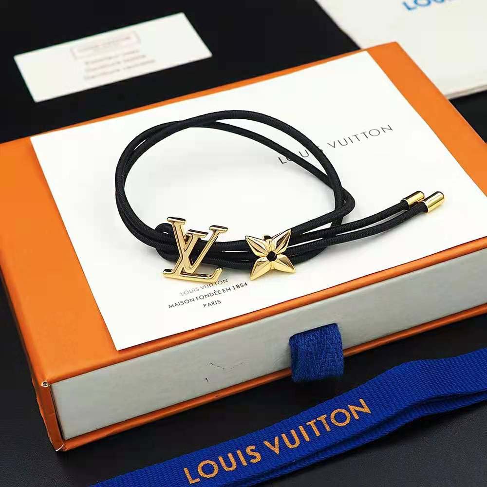 Louis Vuitton Women LV Bloom Bracelet-Black (3)