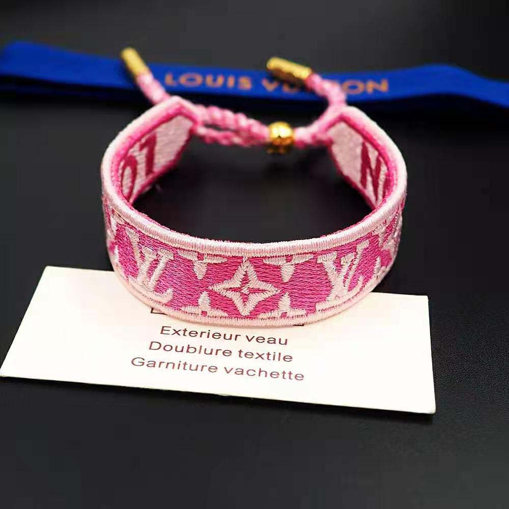 Louis Vuitton Women LV Buddy Bracelet-Pink (3)