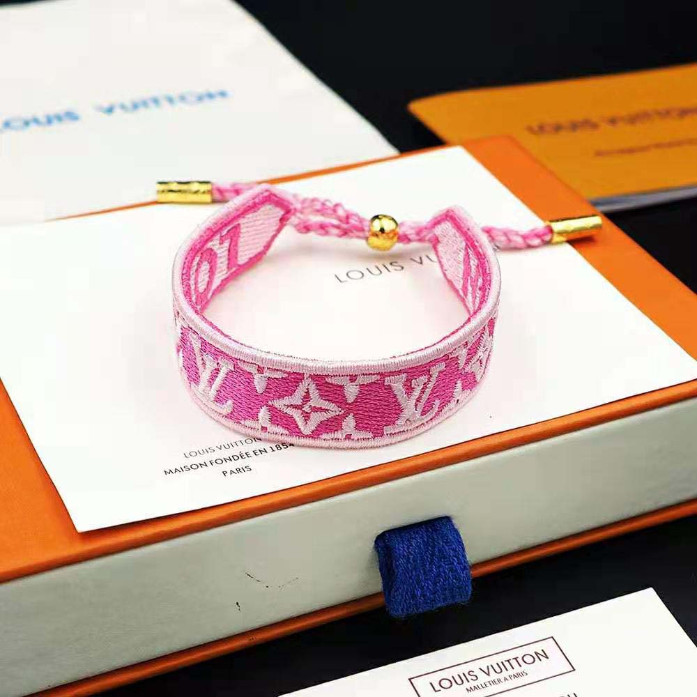 Louis Vuitton Women LV Buddy Bracelet-Pink (4)