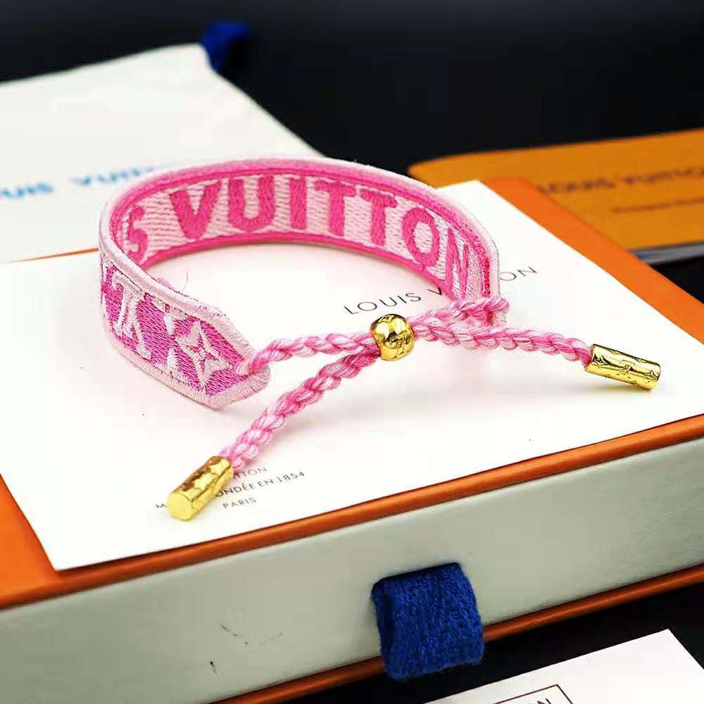 Louis Vuitton Women LV Buddy Bracelet-Pink (5)