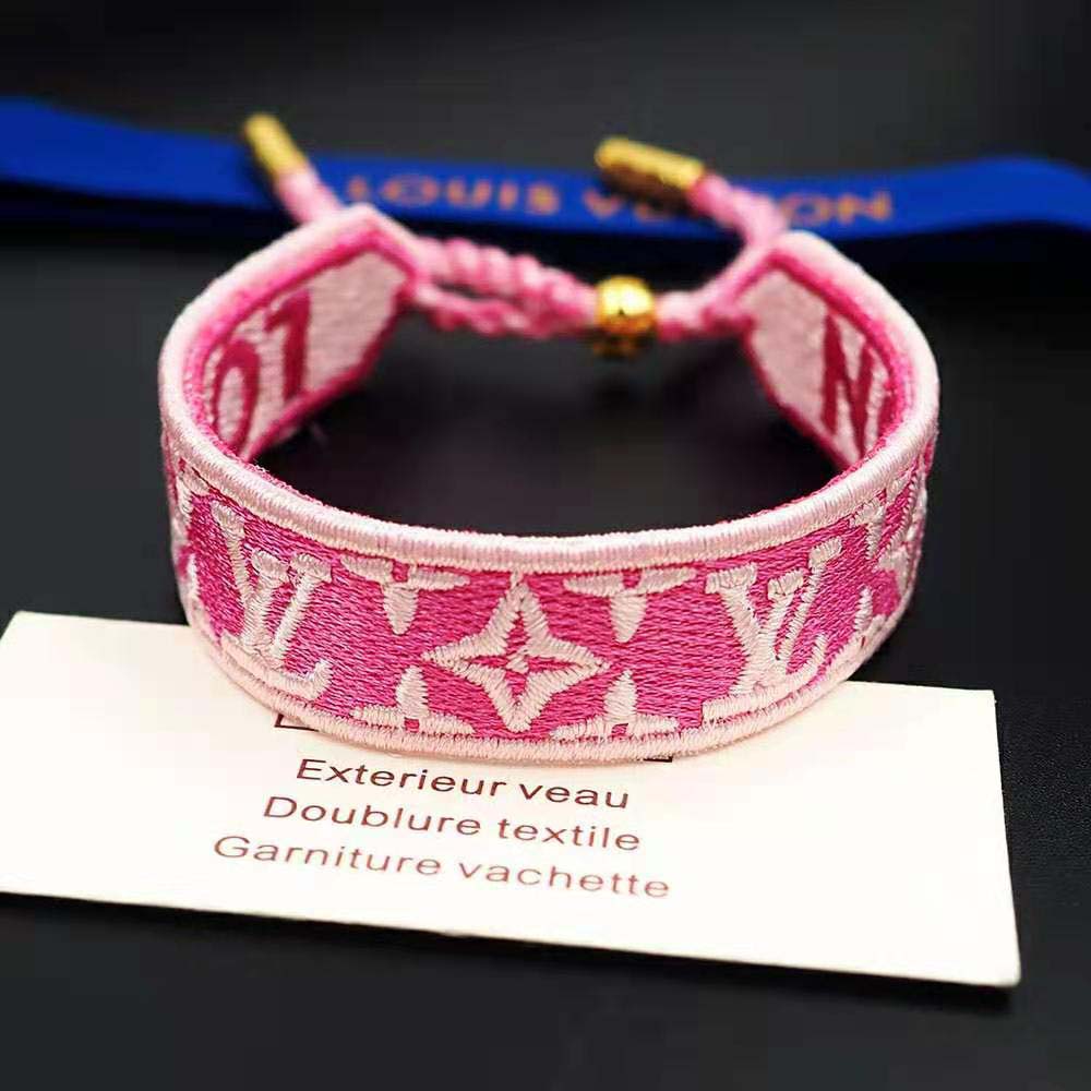 Louis Vuitton Women LV Buddy Bracelet-Pink (6)