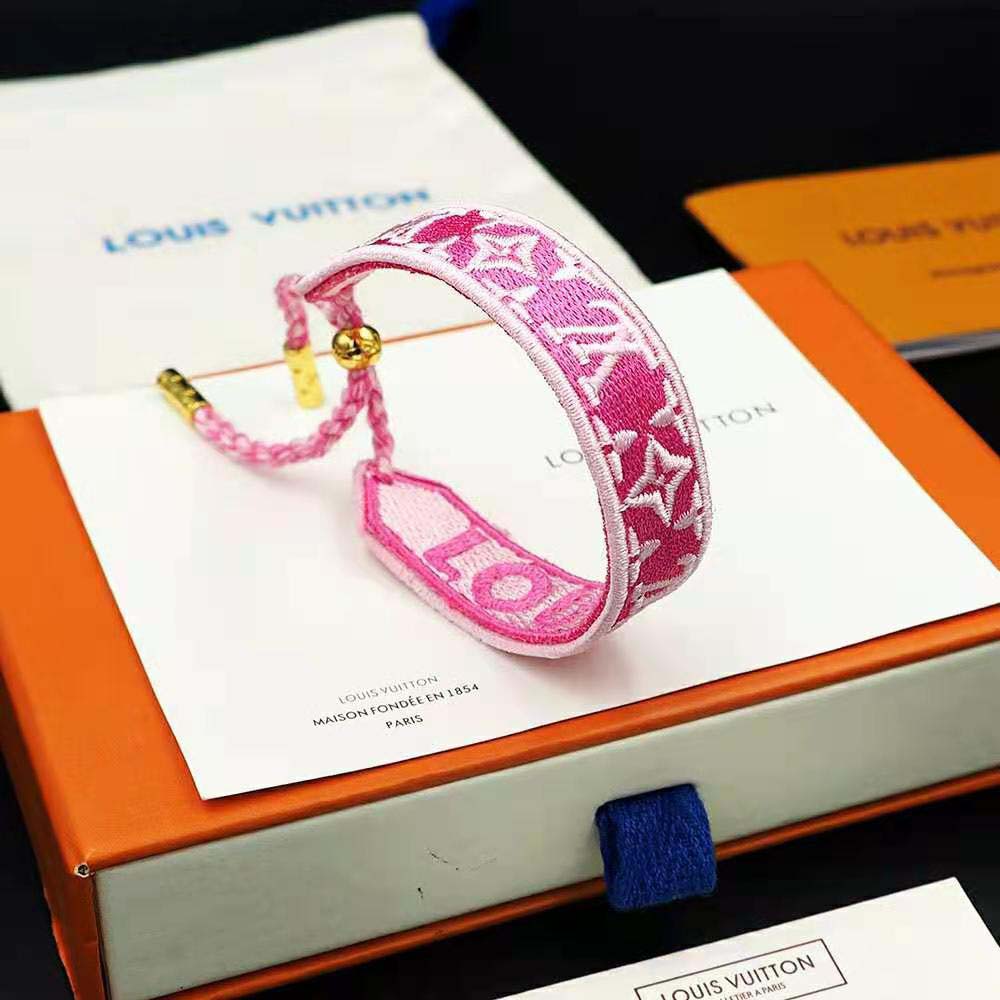 Louis Vuitton Women LV Buddy Bracelet-Pink (7)