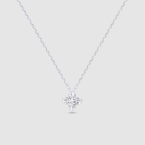 Louis Vuitton Women LV Diamonds Pendant LV Monogram Star cut (1)