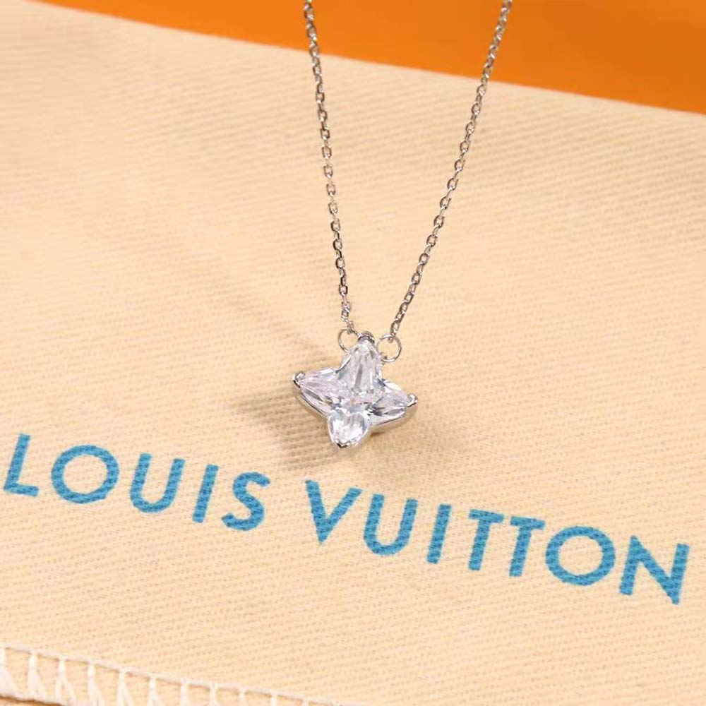 Louis Vuitton Women LV Diamonds Pendant LV Monogram Star cut (6)