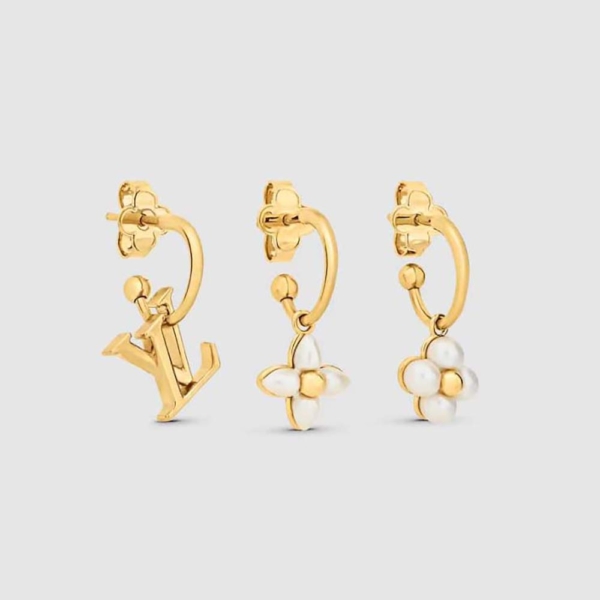 Louis Vuitton Women LV Floragram Earrings (1)