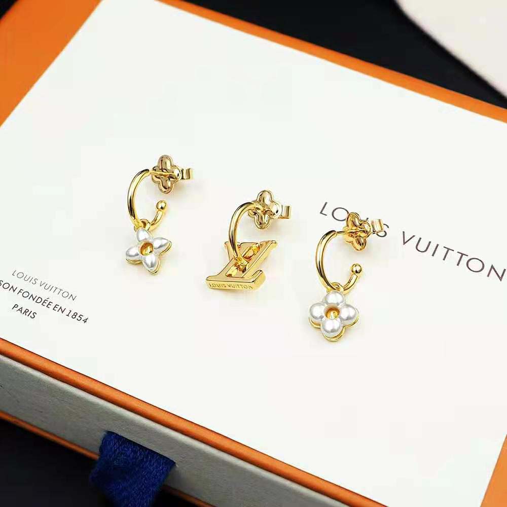 Louis Vuitton Women LV Floragram Earrings (3)