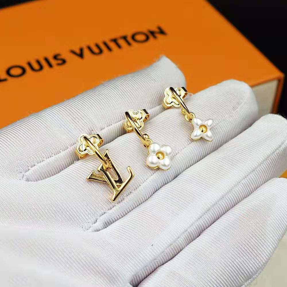 Louis Vuitton Women LV Floragram Earrings (4)