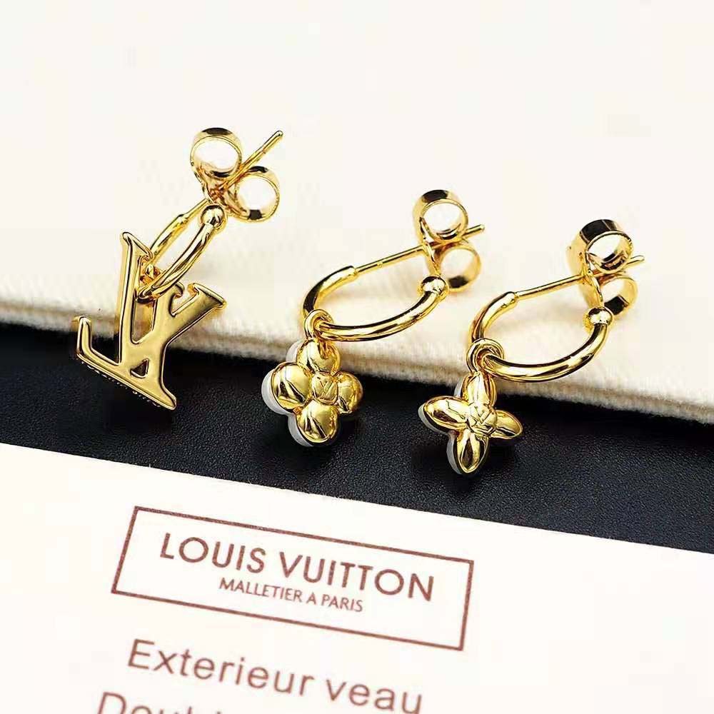 Louis Vuitton Women LV Floragram Earrings (8)