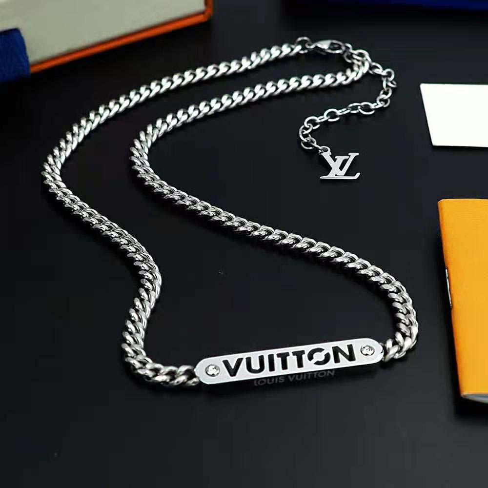 Louis Vuitton Women LV ID Necklace (4)