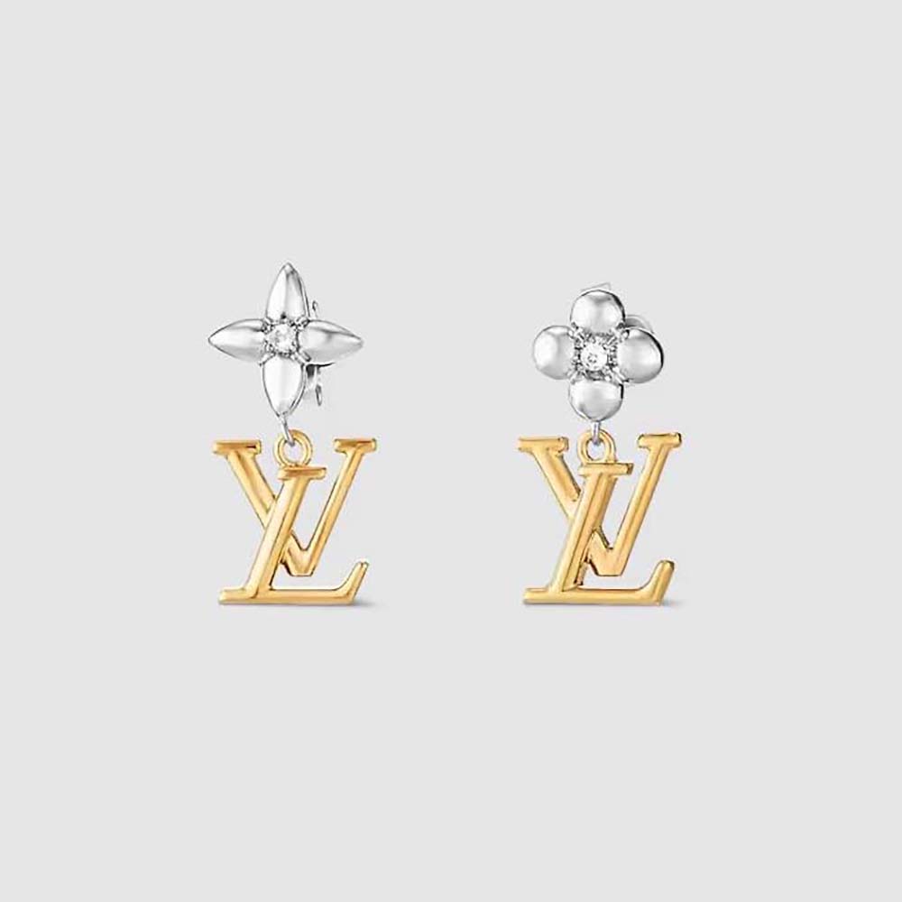 Louis Vuitton Women LV Iconic Flower Earrings (1)