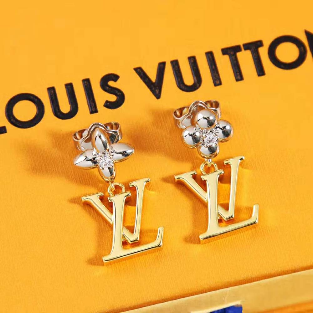 Louis Vuitton Women LV Iconic Flower Earrings (6)