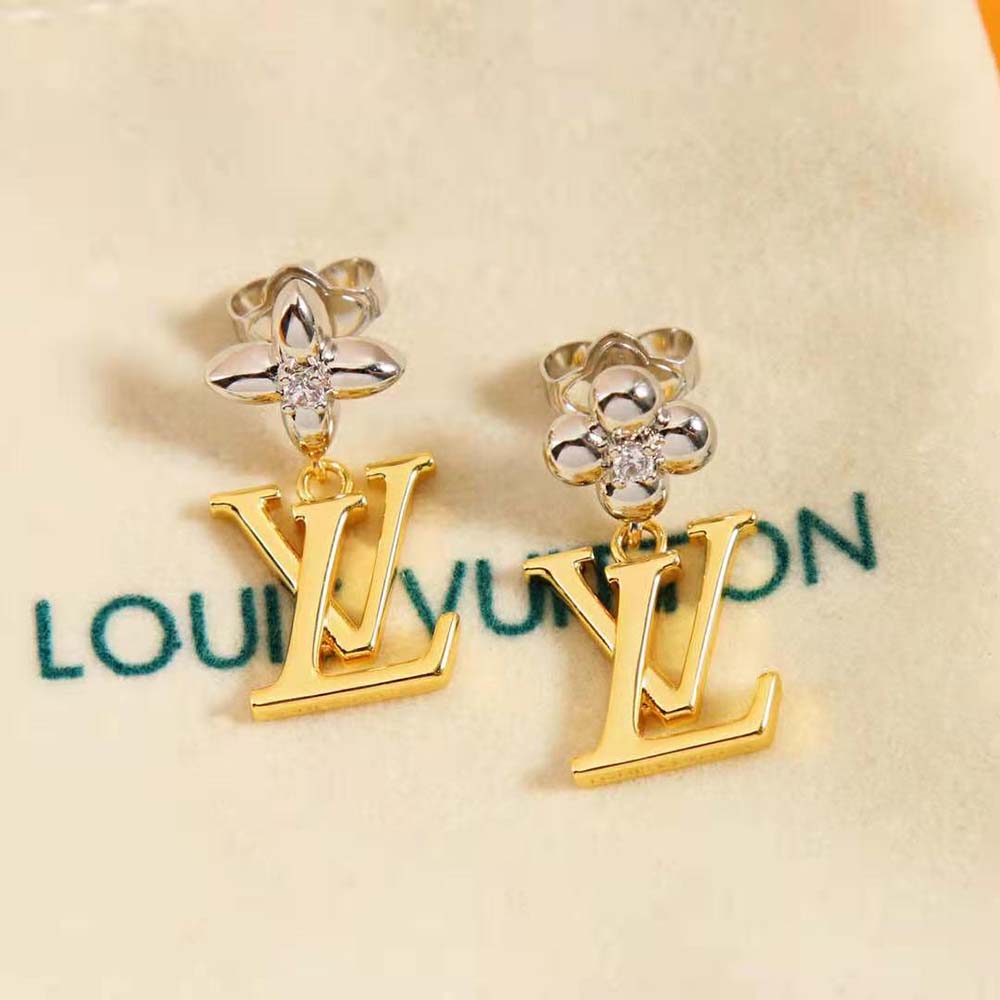 Louis Vuitton Women LV Iconic Flower Earrings (7)