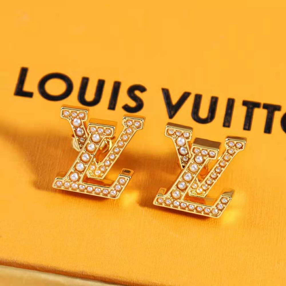 Louis Vuitton Women LV Iconic Pearls Earrings (2)