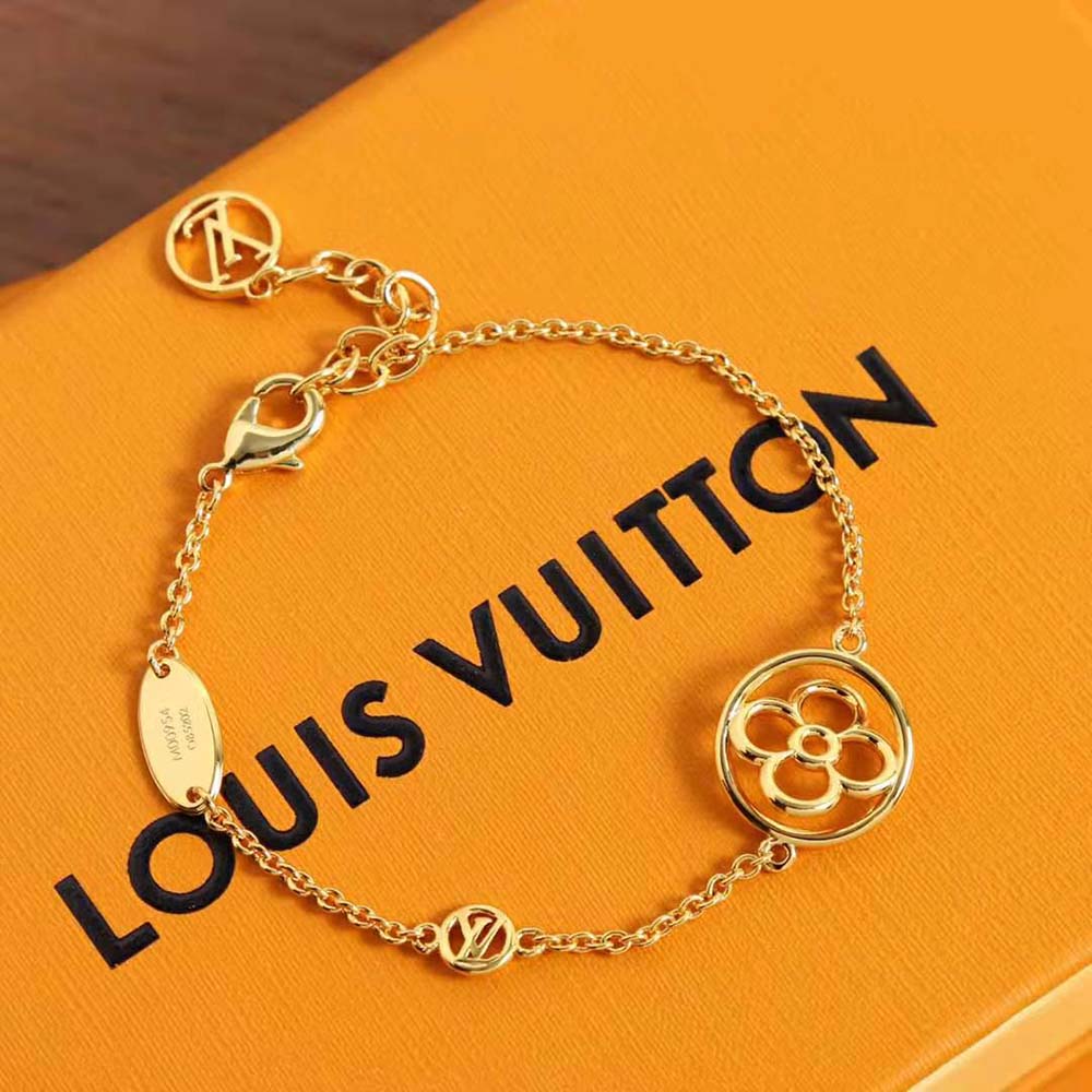 Louis Vuitton Women LV Twiggy Bracelet-Gold (3)