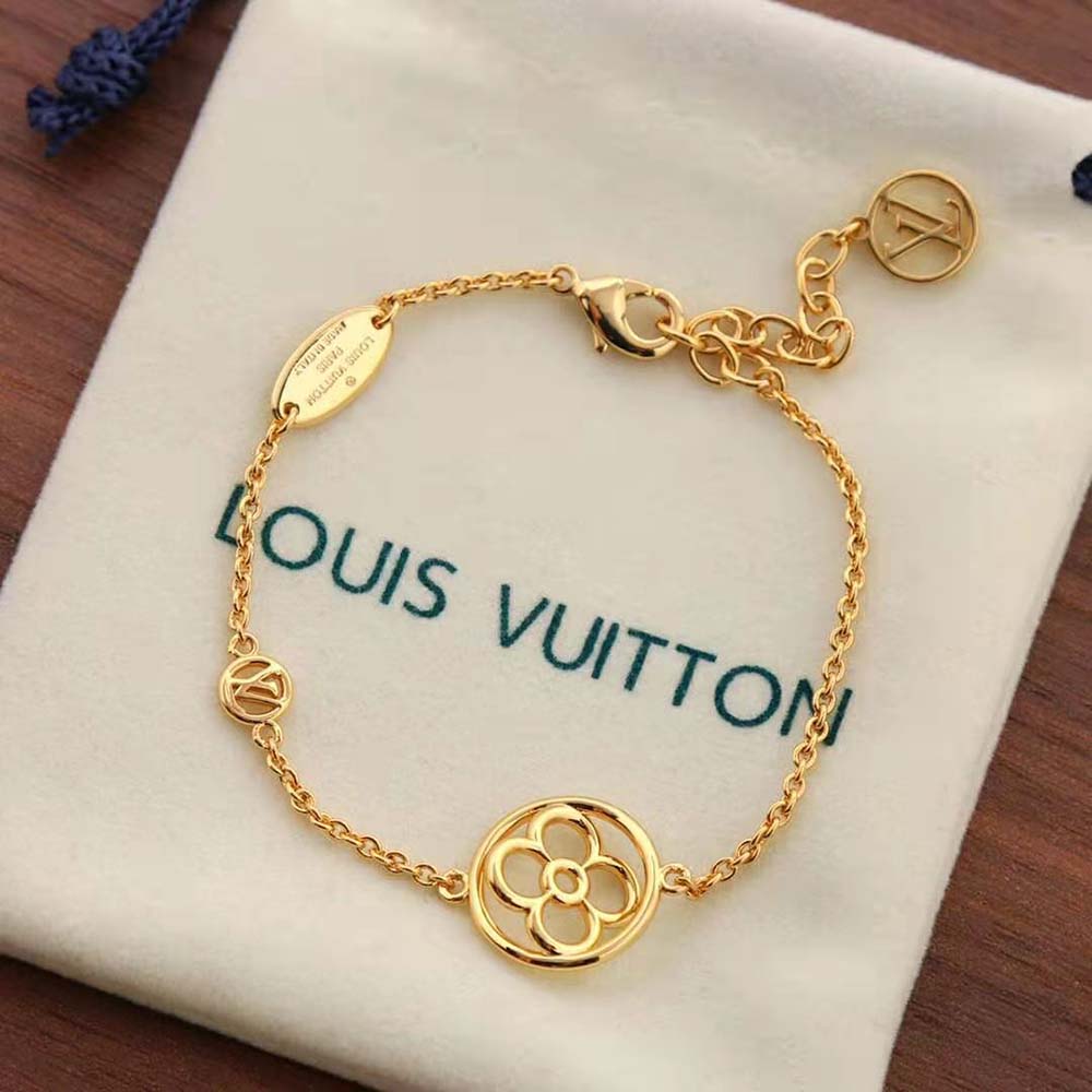 Louis Vuitton Women LV Twiggy Bracelet-Gold (4)