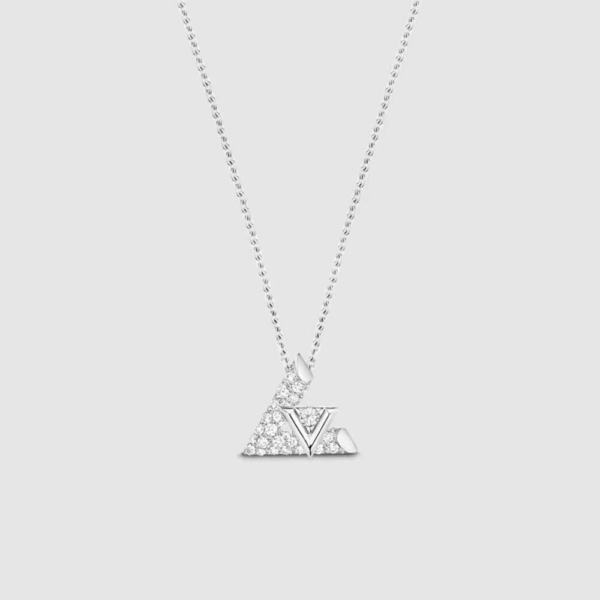 Louis Vuitton Women LV Volt One Pendant in White Gold (1)