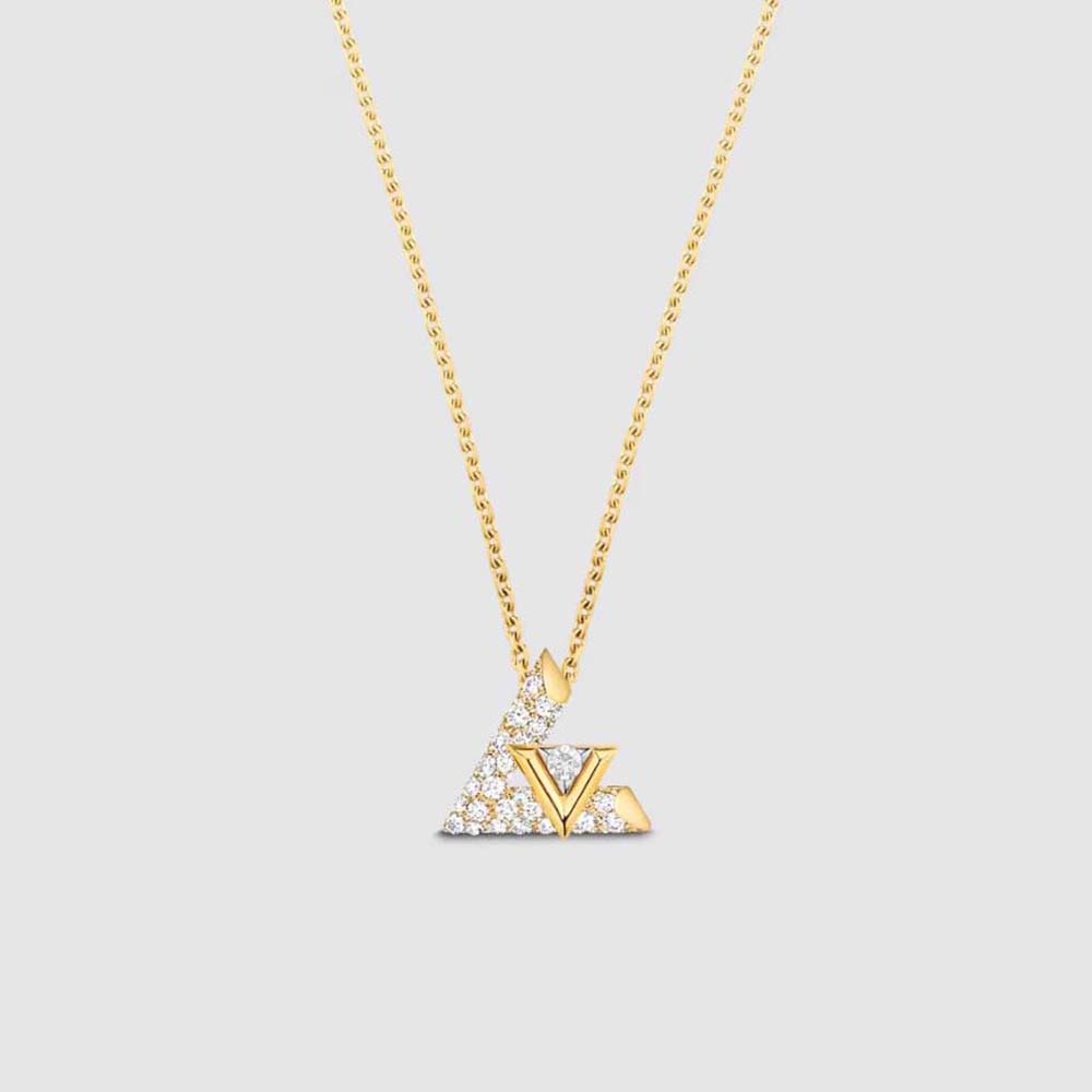 Louis Vuitton Women LV Volt One Pendant in Yellow Gold (1)