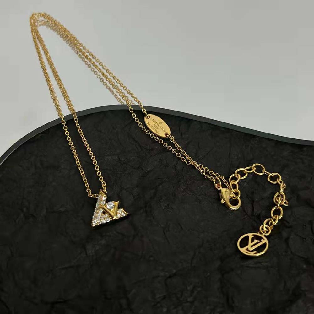 Louis Vuitton Women LV Volt One Pendant in Yellow Gold (6)