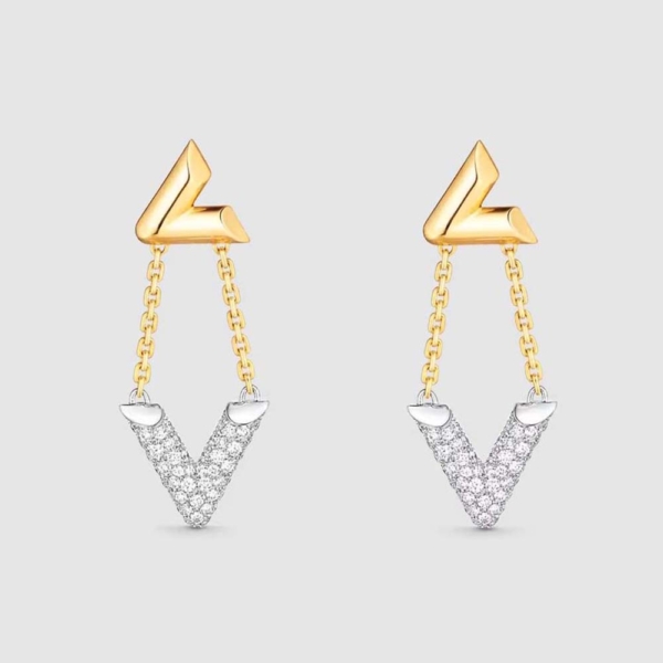 Louis Vuitton Women LV Volt Upside Down Earrings (1)