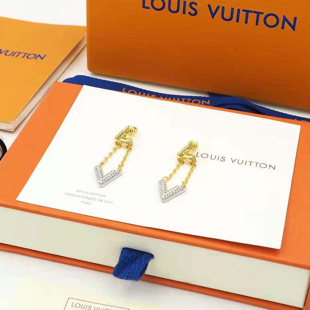 Louis Vuitton Women LV Volt Upside Down Earrings (2)