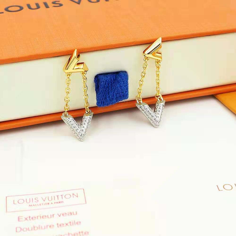 Louis Vuitton Women LV Volt Upside Down Earrings (3)
