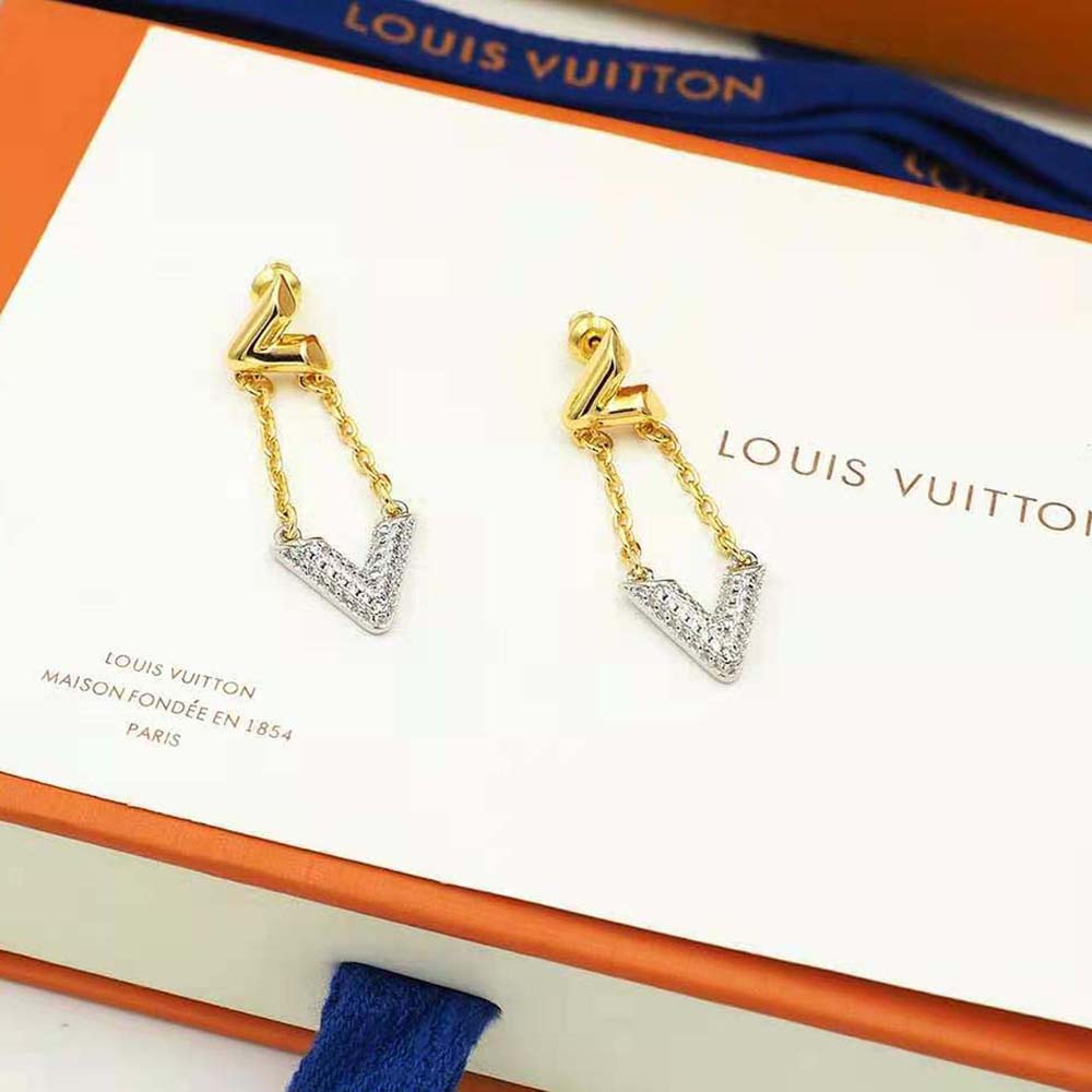 Louis Vuitton Women LV Volt Upside Down Earrings (4)