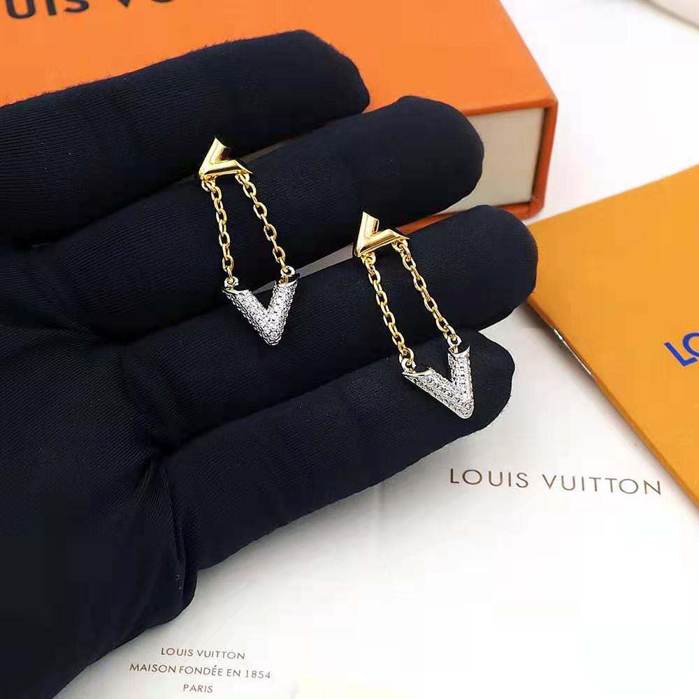 Louis Vuitton Women LV Volt Upside Down Earrings (6)